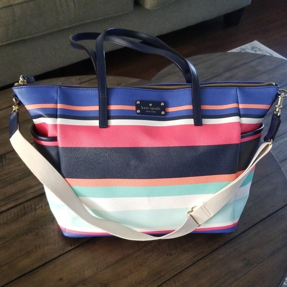 kate spade Handbags - Kate Spade Adaira Wellesley Tropical Stripe